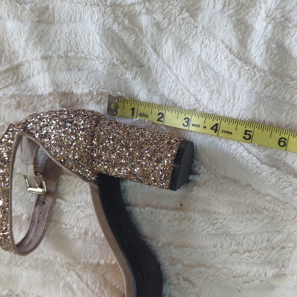Old Navy Chunky Glitter Block Heels - Picture 9 of 9